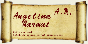 Angelina Marmut vizit kartica